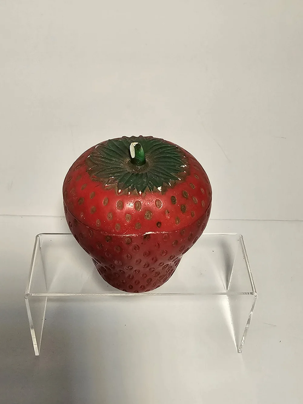 Vtg. Hazel Atlas Strawberry Jam Jelly Jar Container Pot 4